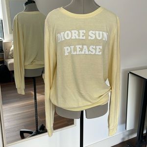 BOGO - Wildfox More Sun Please Crewneck M